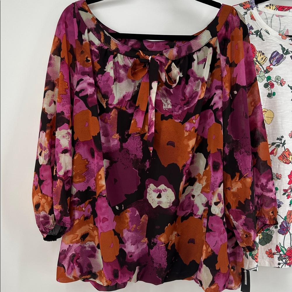 Liz Claiborne & New Directions Spring Bundle Women's Size 2X NWT Floral Design - Picture 3 of 10